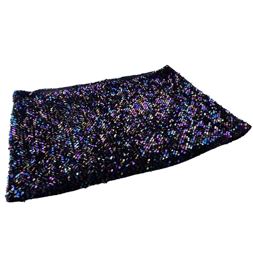 Wild Fable Sequin Mini Skirt - Black and Purple - Picture 2 of 9